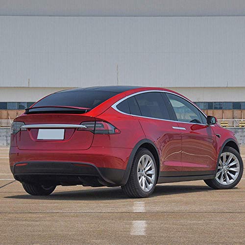 Image of ABS Piano Black Front Grille Trim for Tesla Model X 2016-2020 | Front Grille Insert Molding Trim1PCS, Shields Front Grille Surface From Scratches, Dustproof & Easy To Clean