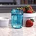 Ball Regular Mouth Elite Collection Half Pint Mason Jars with Lids and Bands, 8-Ounces, Blue (4-Pack)