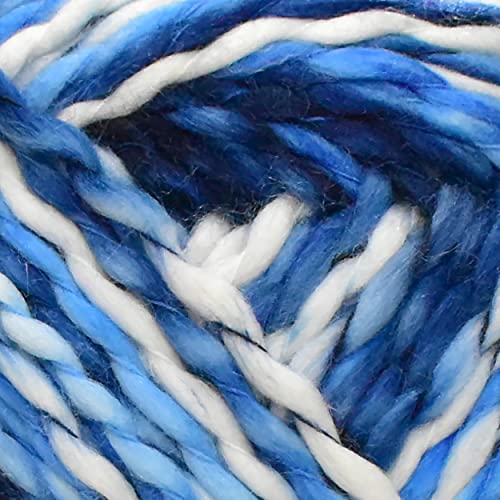 Image of Knitting Yarn Thick Chunky Wool, Sumo Indigo 200 GMS Best Used with Knitting Needles-QH Art-HBG
