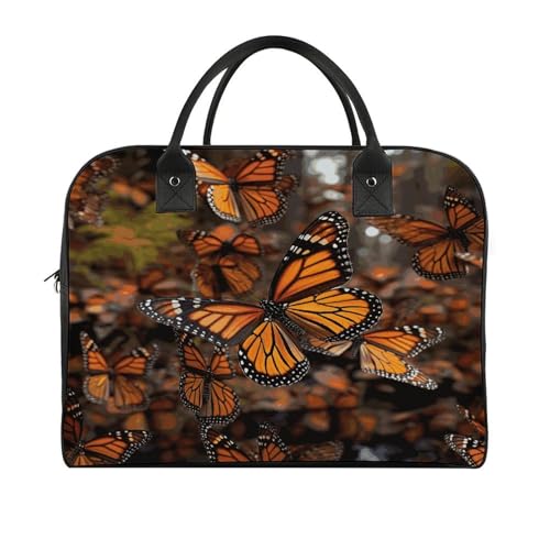 Maletín ligero para portátil con diseño de mariposas miniatura 3