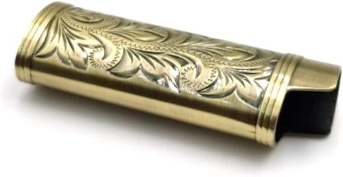 Miniatura 7 de Lucklybestseller - Funda para encendedor de metal diseño floral vintage