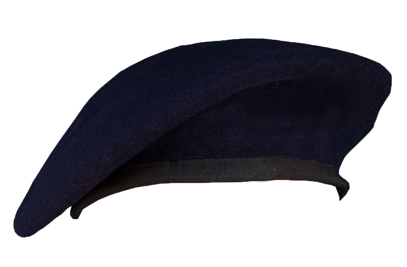 Woolen Beret Cap Suitable for Police, Military, Armed Forces, Security, Drama, Cinema, etc, Each-image-2
