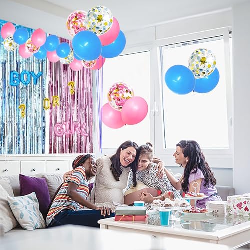 Tianjiao TJ22 Gender Reveal Party Supplies Kit, Pink And Blue Balloons thumb #4