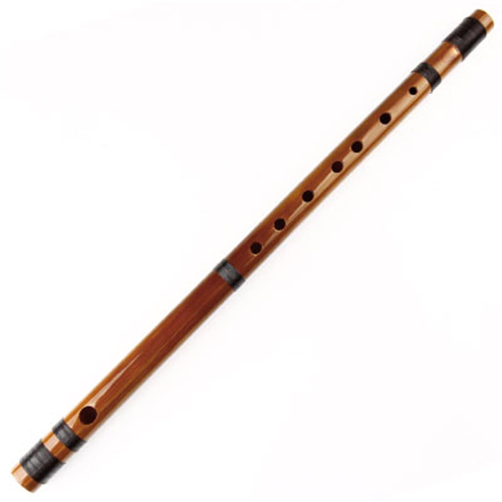 Général Pour Les Débutants Professionnels Flûte Trois Couleurs 7/8 Instrument À Vent En Bambou flûte de bambou Instrument (Color : 7 hole brown)