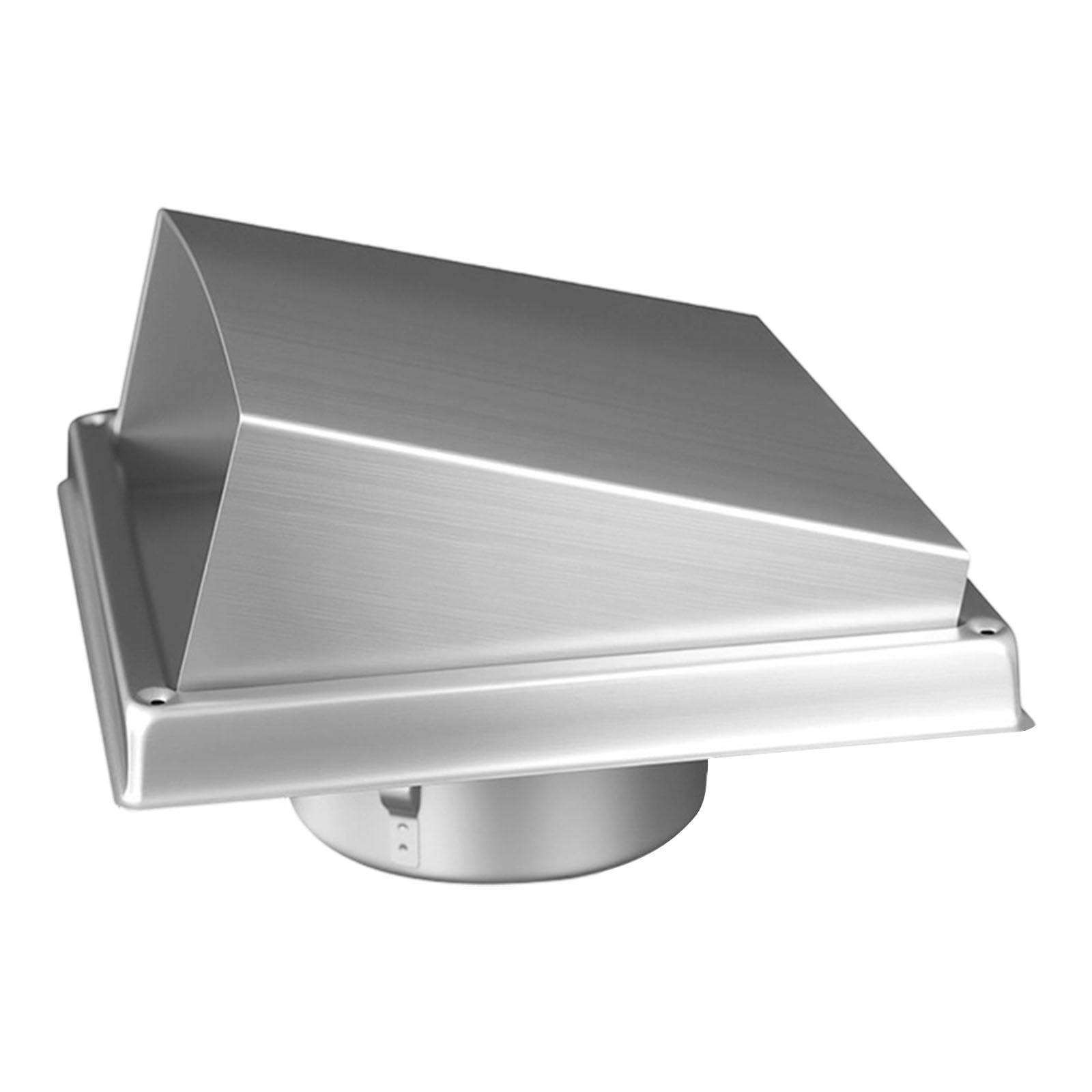 Wall Air Vent Extract Gate Grille Ducting Cover Stainless Steel External Wall Rain Hat Square Air Outlet Enduring Ducting Ventilation Exhaust Grille