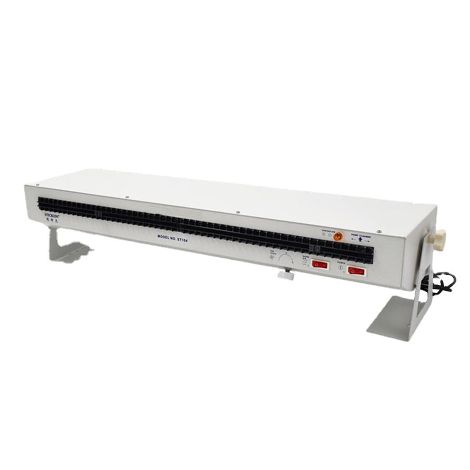 Soplador de Iones Horizontal, Ventilador ionizado antiestático eliminador, Volumen de Aire 45~110 CFM, Ajuste Continuo de la Velocidad del Viento, para impresión, Embalaje