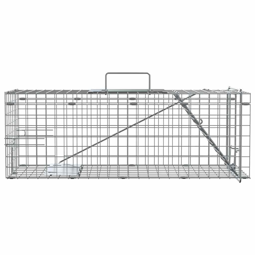 Genérico Trappola per Animali Antracite 61 x 20 x 21.5 cm Acciaio,Antracite,1.889kg,42017312
