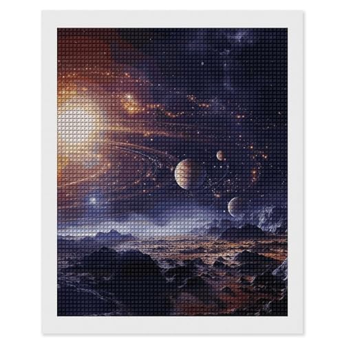 Kit peinture diamant 5D galaxie maccbn broderie diamants carrés complets art adulte
