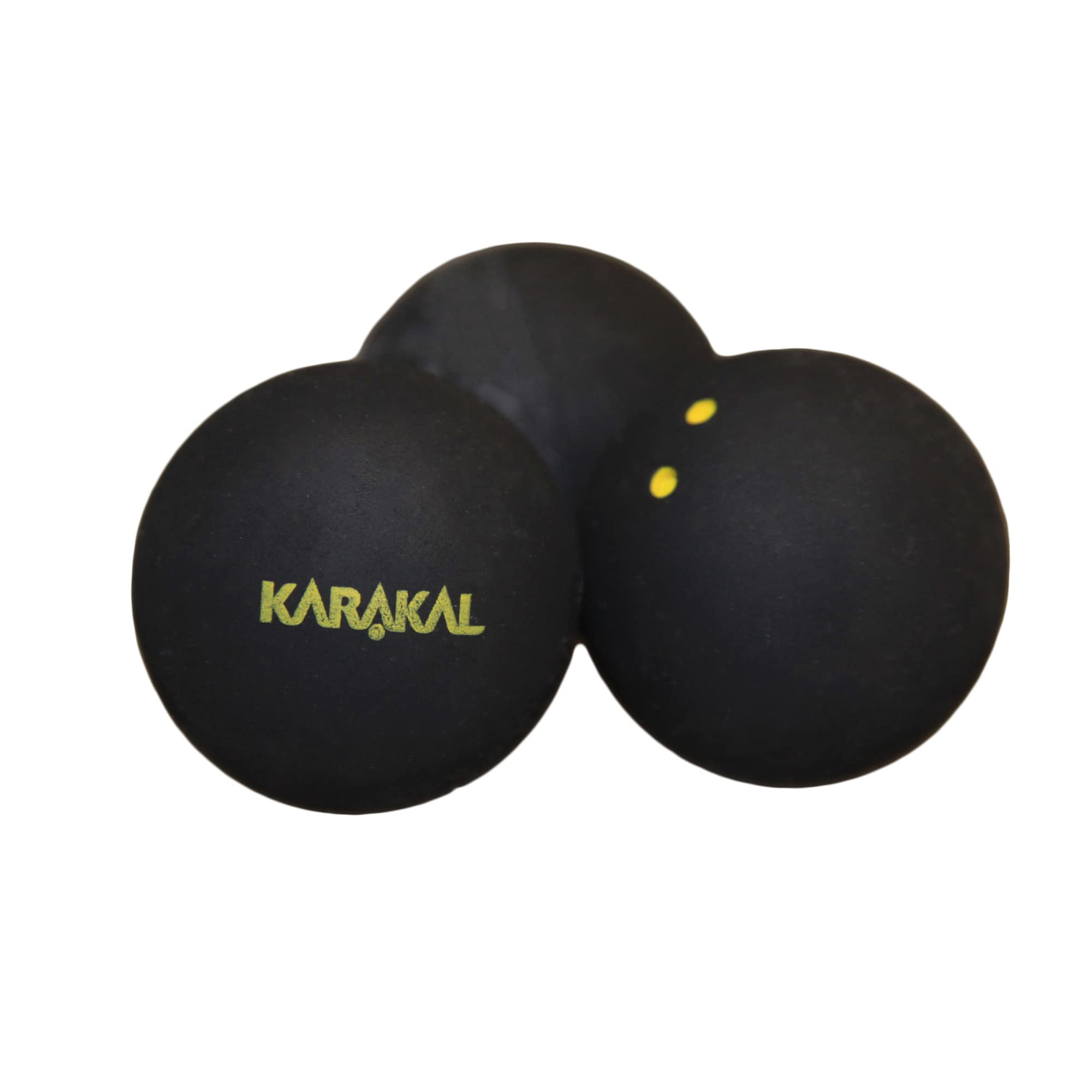 Karakal ELITE - Palline da squash unisex, doppio, giallo, bianco, taglia unica