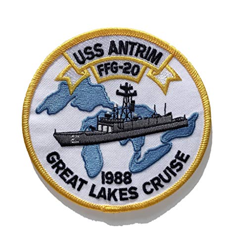 Squadron Nostalgia LLC USS Antrim 1988 FFG-20 Patch – Sew On