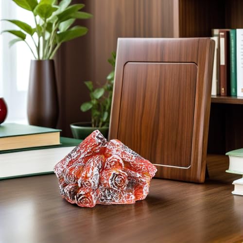 jojofuny 2pcs USB lámpara fuego artificial LED para mesa miniatura 6