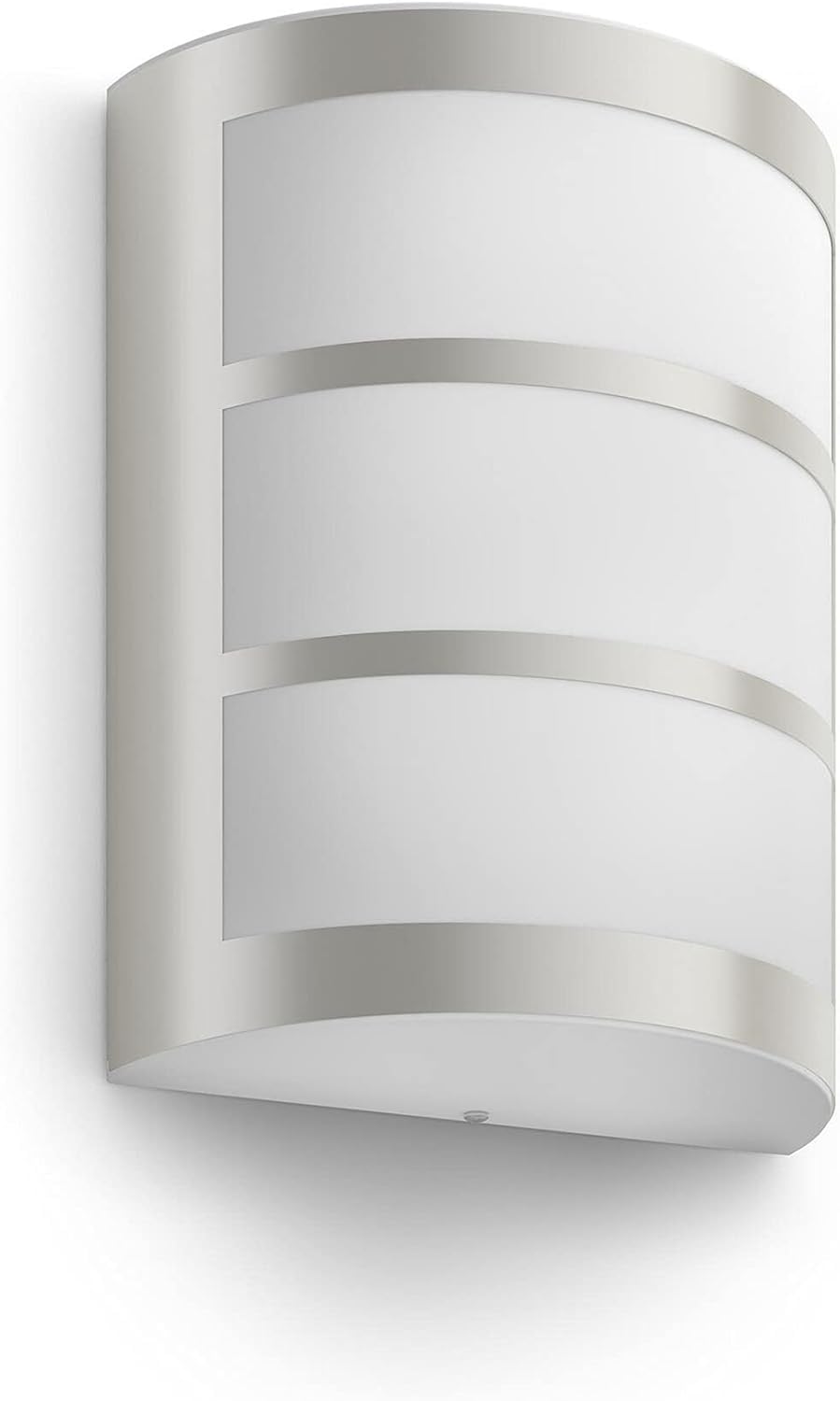 Philips myGarden Python - Aplique de pared, iluminación exterior, acero inoxidable, 1 x 6 W, 230 V, color gris