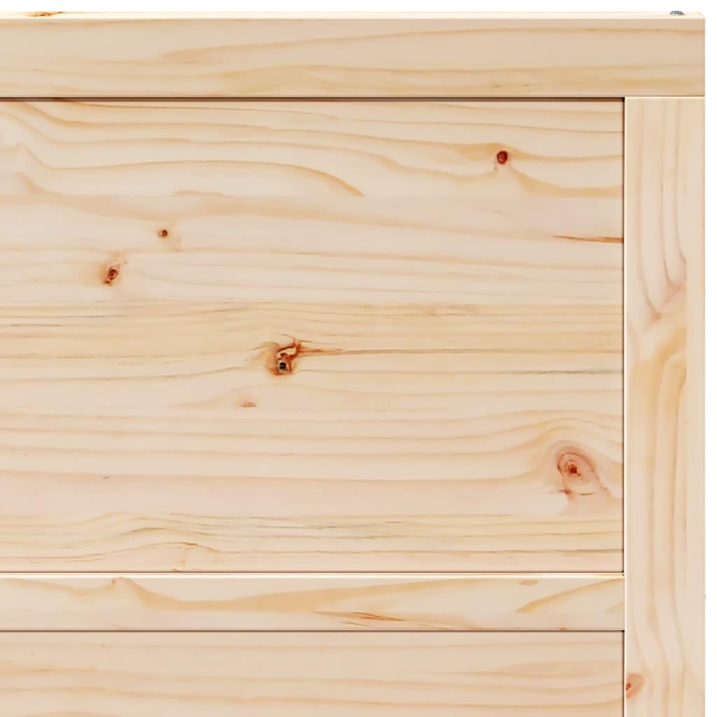 vidaXL Puerta Corredera Natural 90 x 208 cm Madera de Pino Macizo, Puerta Corredera Contemporánea Ajustable, División de Habitaciones Rústica, Acceso Moderno a la Vida, Madera de Pino Interior, Diseñ