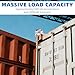 4 Pcs Sea Rail Shipping Container Heavy Duty Manual Twist Lock, Connection Fastening Intermediate for Standard Harbor Freight & Rail Transport Security, No Lever Required, Casting Steel Anti-Theft