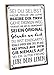 TypeStoff Holzschild mit Spruch – SEI DU SELBST – im Vintage-Look mit Zitat als Geschenk und Dekoration (Größe: 19,5 x 28,2 cm)
