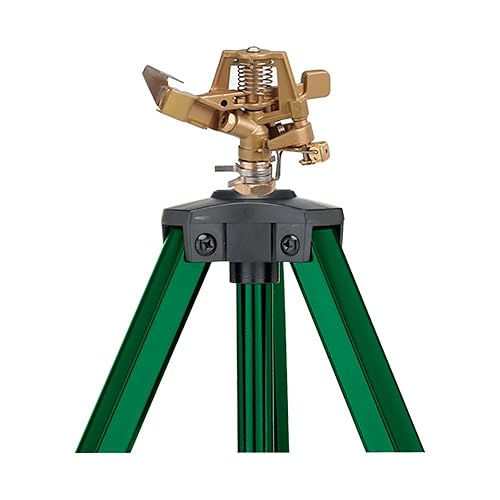 Orbit 56667Z Tripod Lawn Zinc Impact Sprinkler - 360 Degree