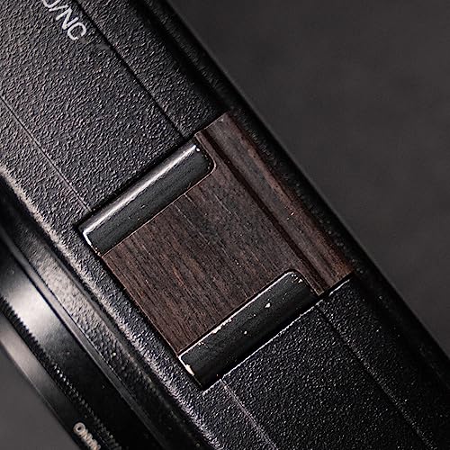 木製 木製サムアップグリップ ホットシューカバーキャップ GR3 GRIII GRIIIx GR3X用 (アフリカンブラックウッド)