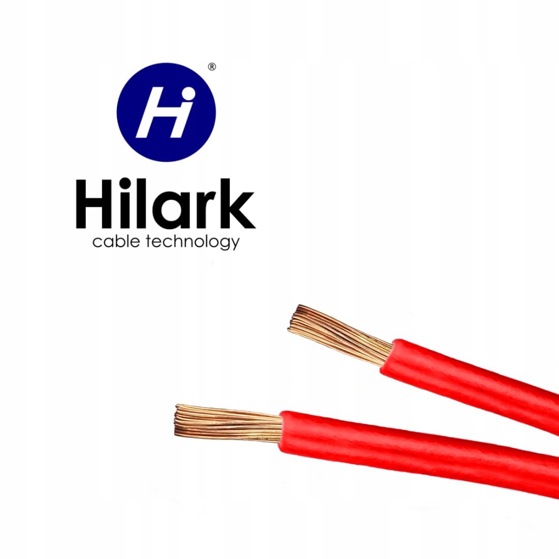 Hilark Cable Tech Câble d'installation 1x4mm² H07V-K LgY fil toronné classe 5 rouge 100m