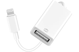 Lightning Male to USB Female Adapter, Apple MFi Certified