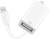 Vista 8 de [Certificado MFi de Apple] Adaptador de cámara Lightning a USB con puerto de carga para iPhone, cable OTG USB 3.0 hembra para iPad para conectar