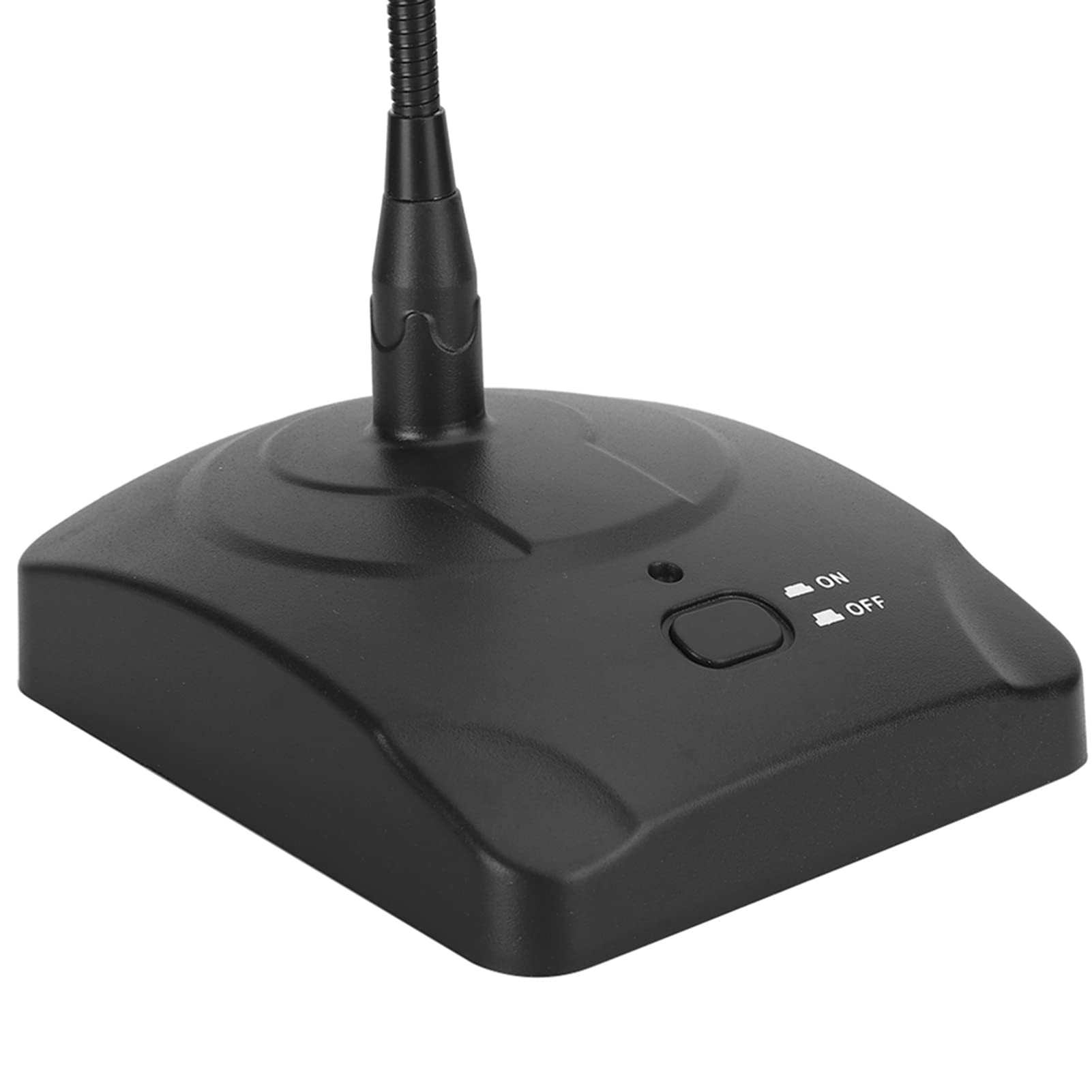Microphone de Conférence, Microphone de Table Universel, Microphone Directionnel Professionnel, Microphone Polyvalent Haute sensibilité avec Base pour Discours Radio,