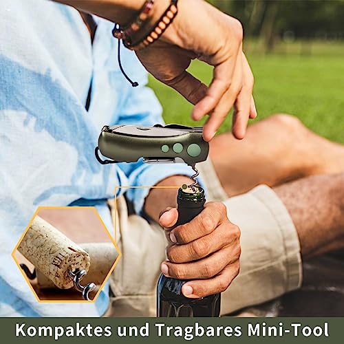 ZIMAIC Taschenmesser Multitool 15-in-1 Multitool Messer, Grün – Ansicht 4