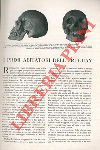  I primi abitatori dell\'Uruguay.