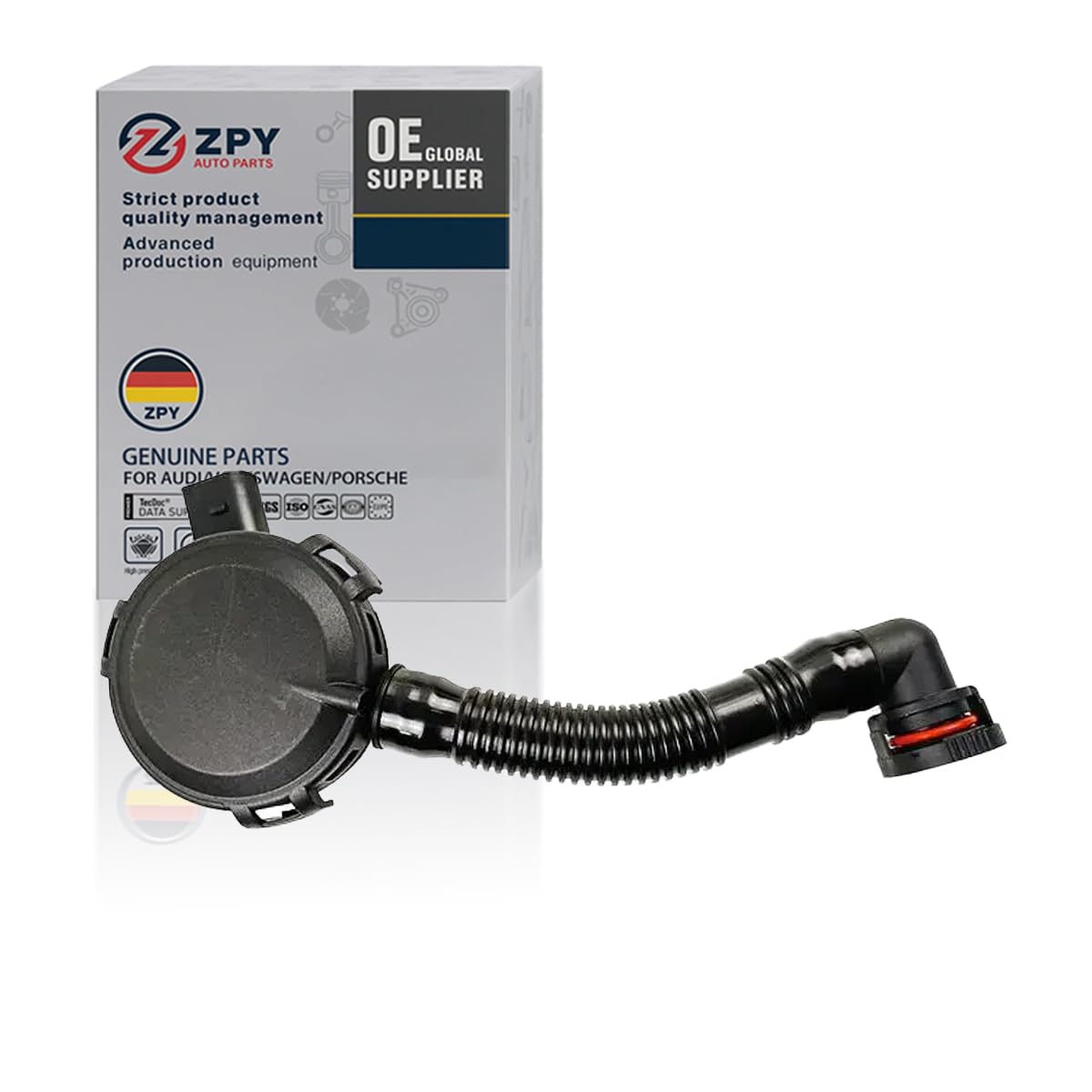 Zpy Auto Parts As Shown 1 Pc Pcv Oil Separator Crankcase Vent Valve W/Hose 022103765A For Vw Touareg Phaeton 2004-2006