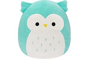 Squishmallows Original Winston Plush: A Teal Owl, Soft and Ultra cuddly
