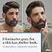 Just for Men Control GX Grey Reducing 2-in-1 Shampoo and Conditioner, Gradual Hair Color & Mustache & Beard, Beard Dye for Men with Brush Included for Easy Application
