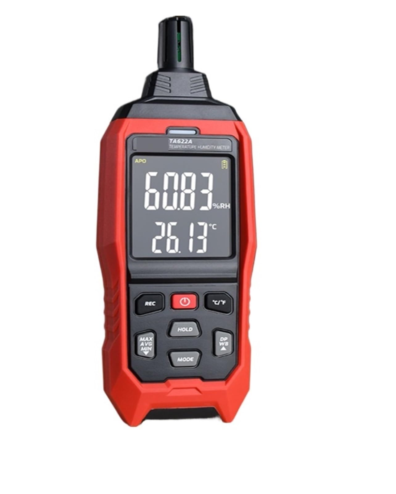 TA622C Hochpräzises Temperatur- und Feuchtigkeitsmessgerät, tragbares digitales Taupunktthermometer, Feuchttemperatur-Hygrometer,Präzisionsinstrument(TA622C)