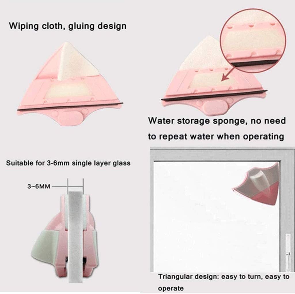 Double-Sided Window Cleaner Glass Wiper Magnetic Cleaning Tools, Washing Brush Tools, for High-Rise Car Glazed Thickness 3-6 mm