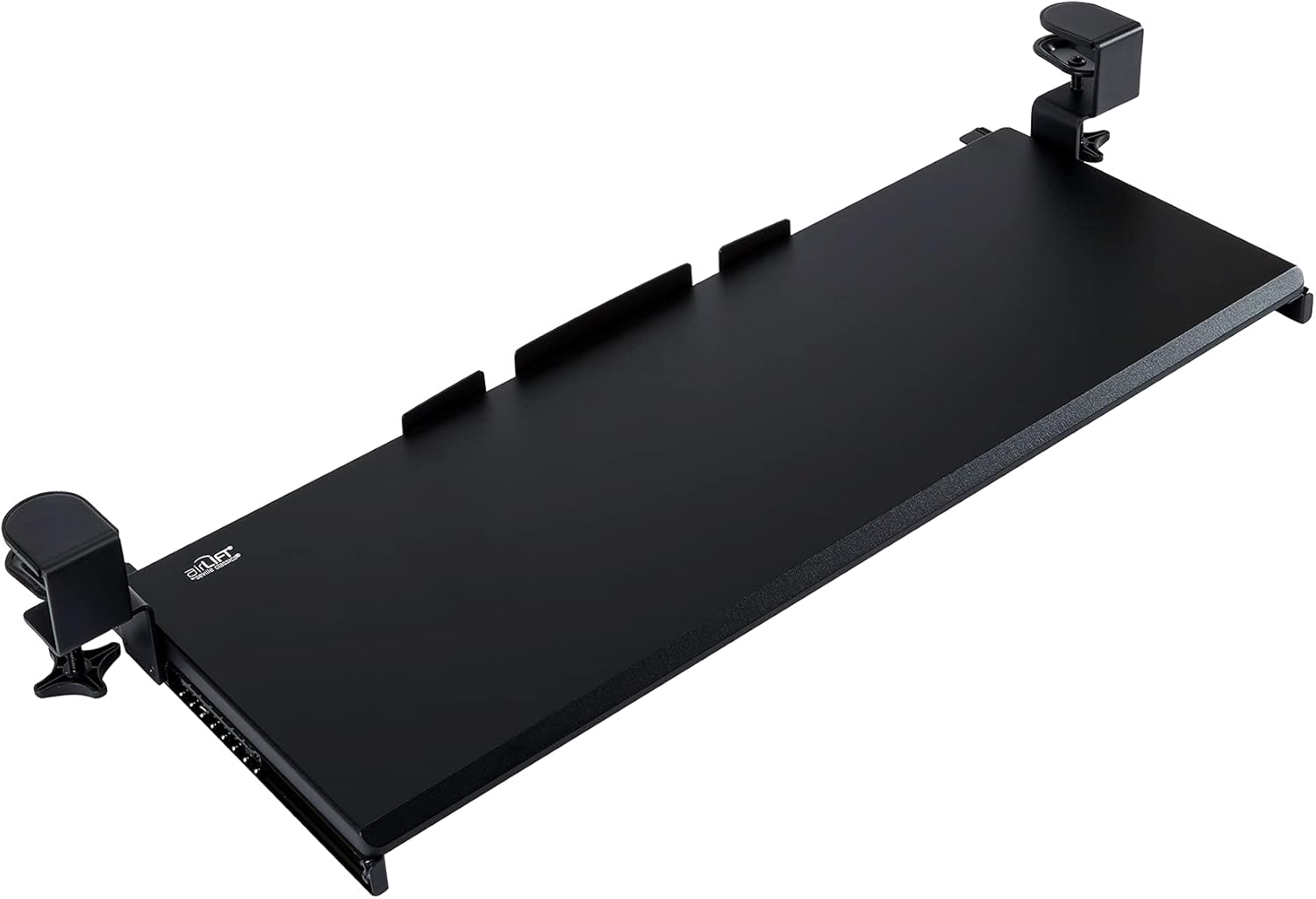 Seville Classics Airlift Ergonomic Desk Keyboard and Mouse Tray Computer Table Slide-Out Platform Drawer for Typing Workstation, 31.5", Black : Office Products