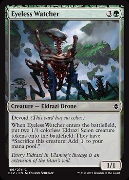 Magic: the Gathering - Eyeless Watcher (166/274) - Battle for Zendikar
