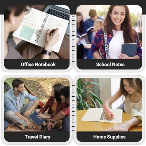 Carnet à spirale A5 de qualité supérieure avec couverture rigide EUSOAR