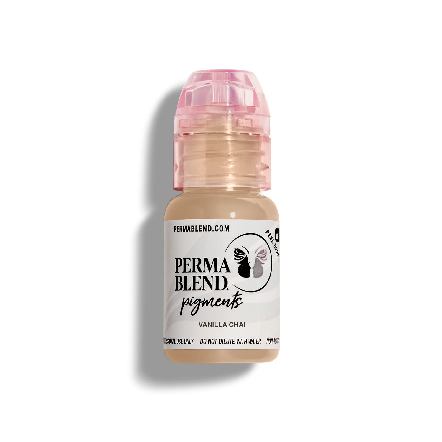 Perma Blend - Vanilla Chai - Microblading Ink for Areola or Skin Corrections - Professional Tattoo Ink - Skin Tone Tattoo Ink Makeup - Vegan (0.5 oz)