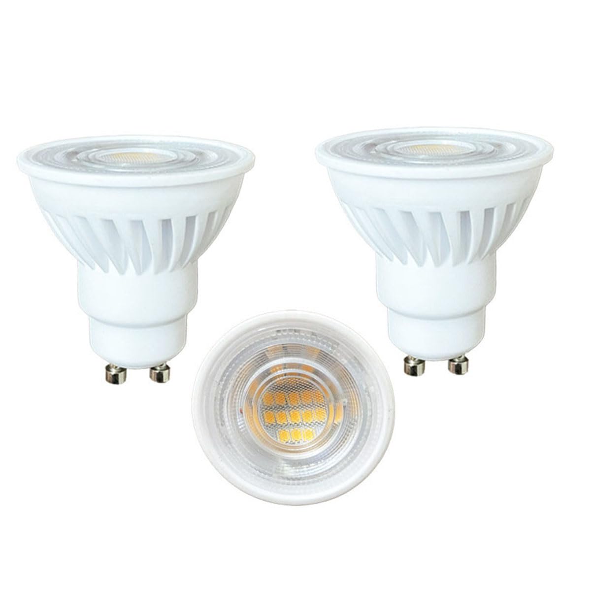 xmpuertai GU10 LED Spotlight Bulbs 10W, 1200lm, No Flickering, Energy Saving Led Bulbs, Equivalent 100W GU10 Halogen Spot Light Bulbs, 3-Pack,Non-Dimmable (6000K)