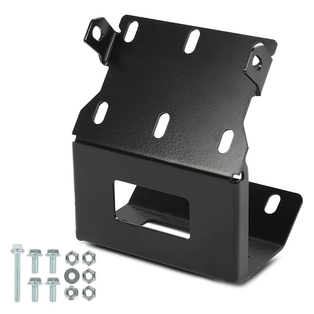 CNNELL Winch Mount Plate Bracket Compatible with Honda Foreman TRX500 FE FM 2014-2019 TRX500