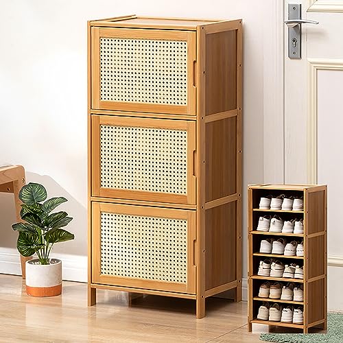 Meuble de rangement à chaussures fin à 6 niveaux gain de place