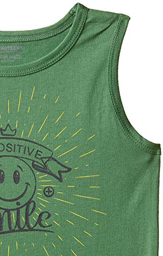 Image of PROTEENS Girl's Plain Regular fit T-Shirt (P-GTS002-G.Green Grass 90 /36 | 15-16 Years)