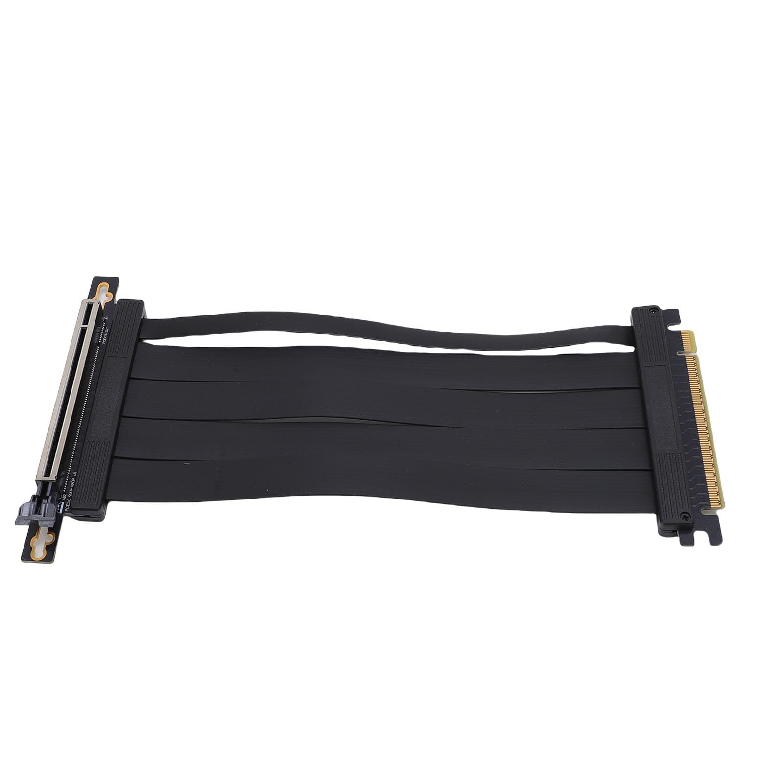 PCIe 5.0 Cables Ascendentes, Enchufe de Protector de Cable y Prueba Futura para Futuras Pruebas para GPU Gen 5, Diseño Segmentado por Cable de Extensión de la Tarjeta Elevadora,