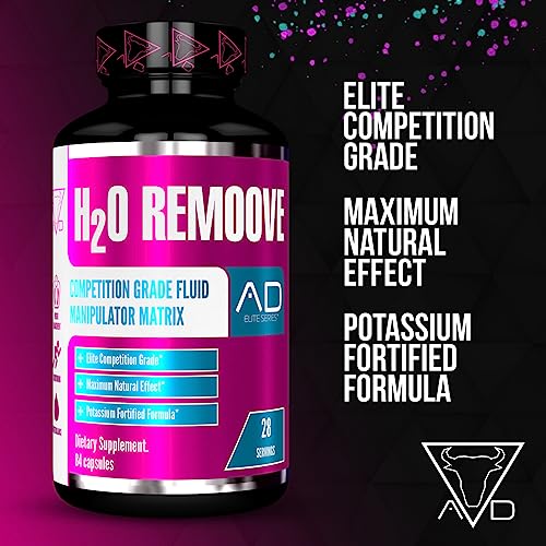 Project AD H2O Remoove Nutural Diuretice Water Management System, Contains a Potassium-Sparing Formula Designed To Promote a Drier, Leaner And More Vascular Looking Physique (28 Servings) - Image 5