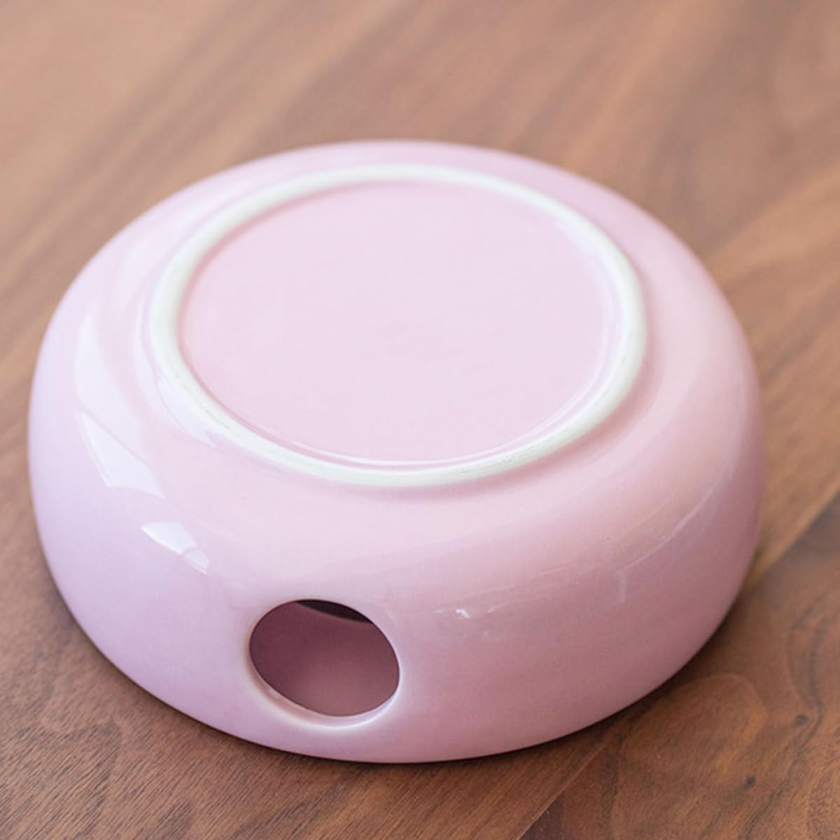 BESPORTBLE Ceramic Teapot Warmer for Tea and Multi-Functional Pink Purple Heater Smooth Surface Dirt-Resistant Kitchen Gadget Simple Aroma Enhancer for Home Use