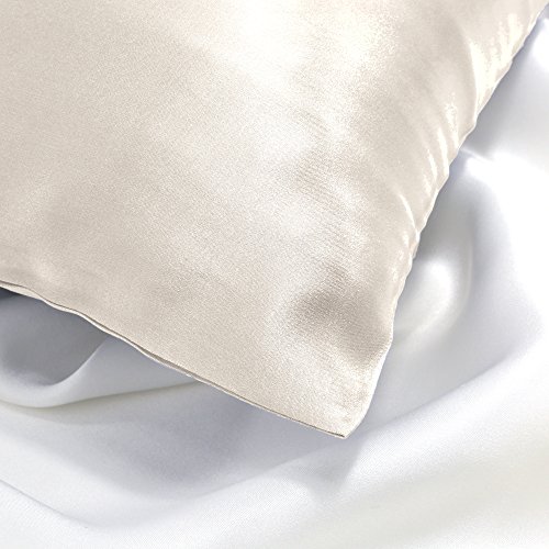 image for Spasilk 100% Pure Silk Pillowcase for Hair and Skin Beauty, Queen/Stan