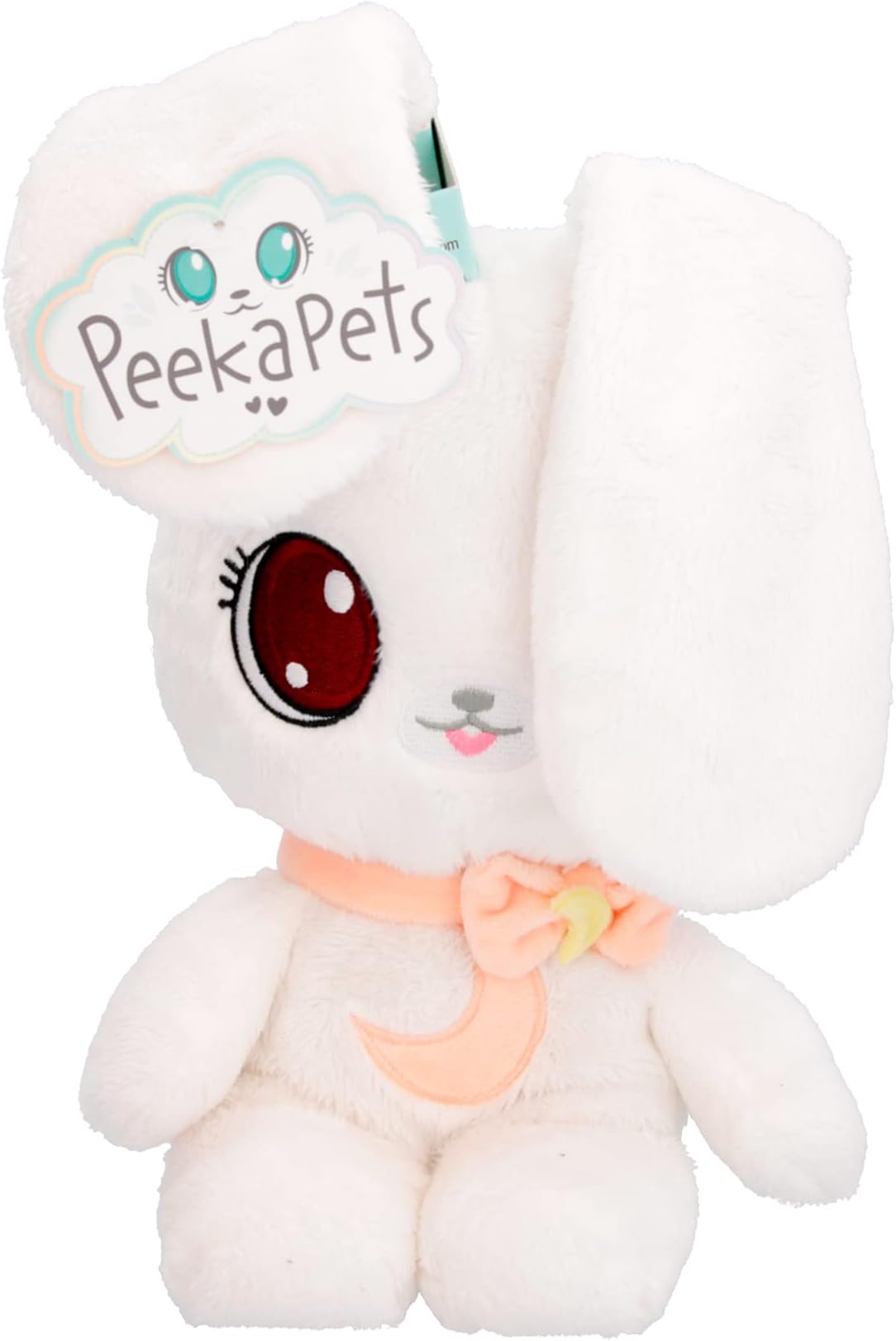 BUNNY PLUSH WHITE PEACH