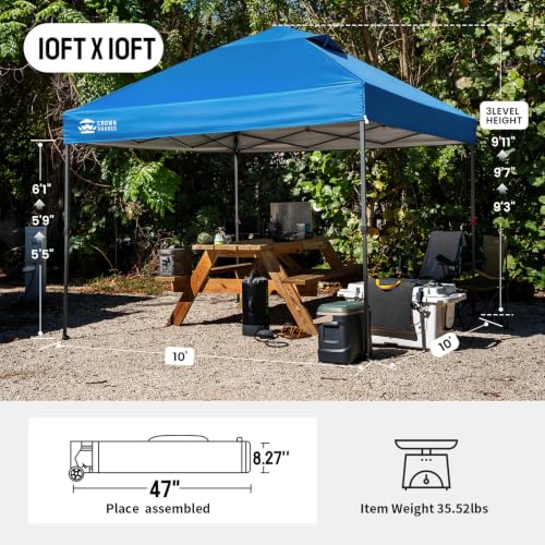 CROWN SHADES 10x10 Pop Up Canopy