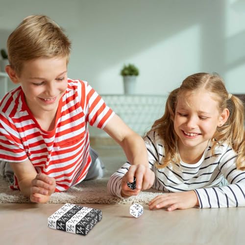 GEARMAX 24 Stück Würfel Set Würfelzähler Token Würfel Loyalität Würfel W6 mit MTG CCG,Kartenspiel Zubehör mit Aufbewahrungsbeuteln