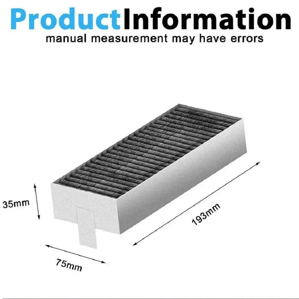 17004796 Filtro de campana extractora, filtro de carbón de repuesto, compatible con Siemens HZ9VRCR0, compatible con Bosch, HEZ9VRUD0 17004796 17004805 17004806 CA282111 HEZ9VRUDO