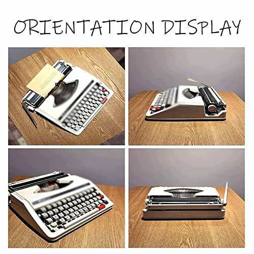 Manuale Macchina da Scrivere Retro Portatile per la Scrittura nostalgica Esperienza di Progettazione Tradizionale per Gli Appassionati Ufficio Home