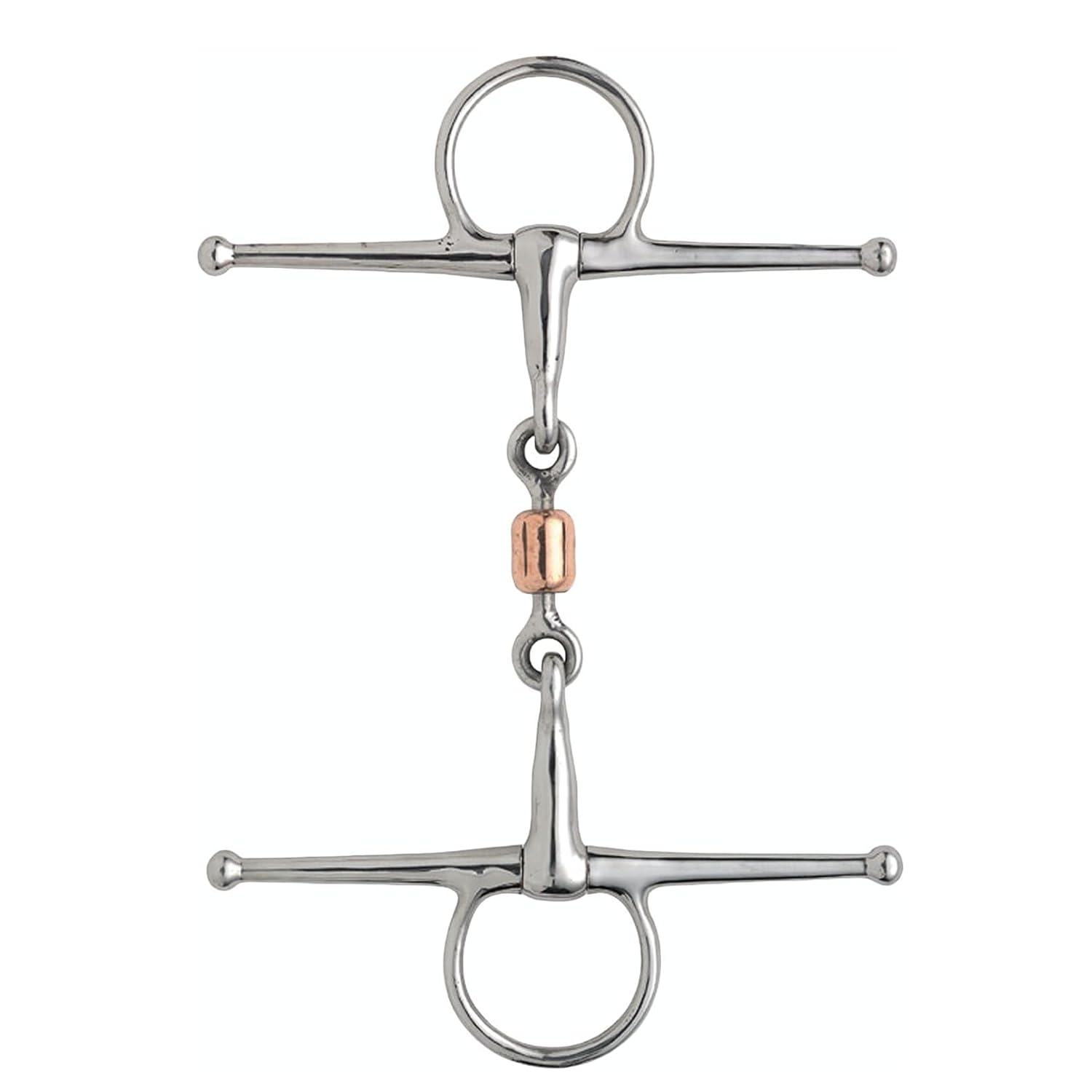 Full Cheek Snaffle Bit With Copper Peanut Stainless steel for Horse (5.5 Inchs) - Image 4